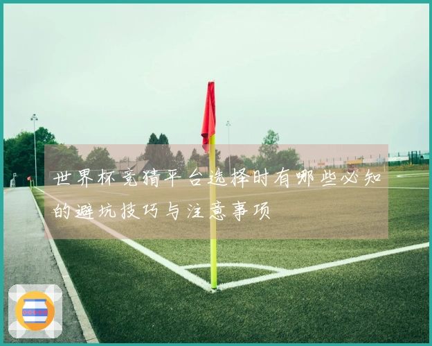 世界杯竞猜平台选择时有哪些必知的避坑技巧与注意事项